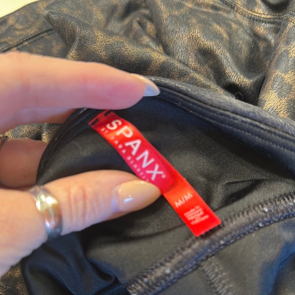 Spanx Leopard Print Leggings